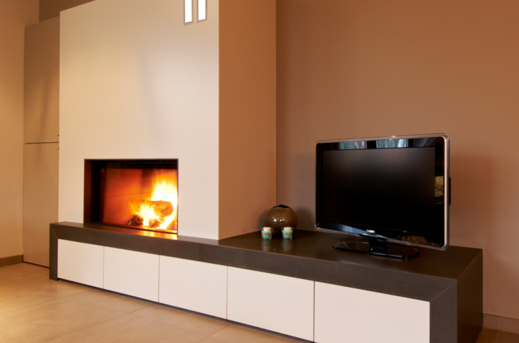 Lareira de Interiror a Lenha Luna Diamond 850 H