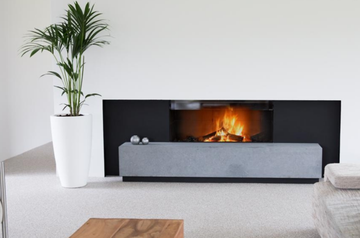 Lareira de Interiror a Lenha Luna Diamond 1150 H