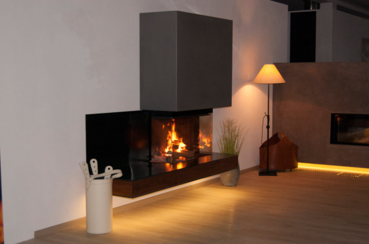 Lareira de Interiror a Lenha Luna Diamond 800 DC