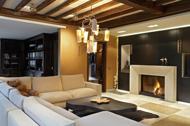 Lareira de Interiror a Lenha Luna Diamond 1150 V