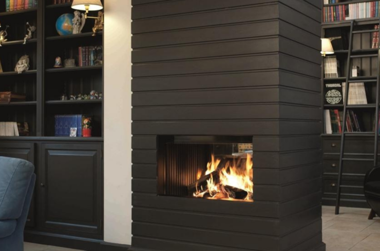Lareira de Interiror a Lenha Luna Diamond 850 DH